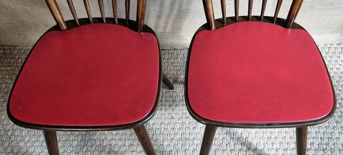 Pair of Scandinavian bistro chairs from the 60s