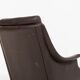 Fauteuil danois en cuir marron, 1960