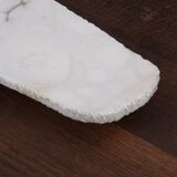 Brutalist free-form alabaster emptier