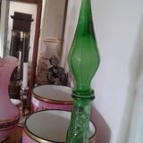 Italian bottle, green glass