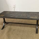 Brutalist slate coffee table, 1960