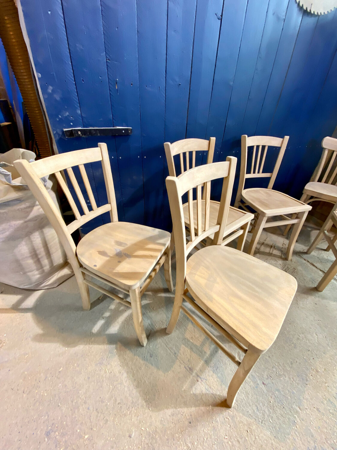 Aerogummed bistro chairs