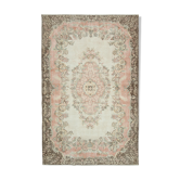 Handmade Decorative Oriental Beige Carpet 193 cm x 302 cm - 25049