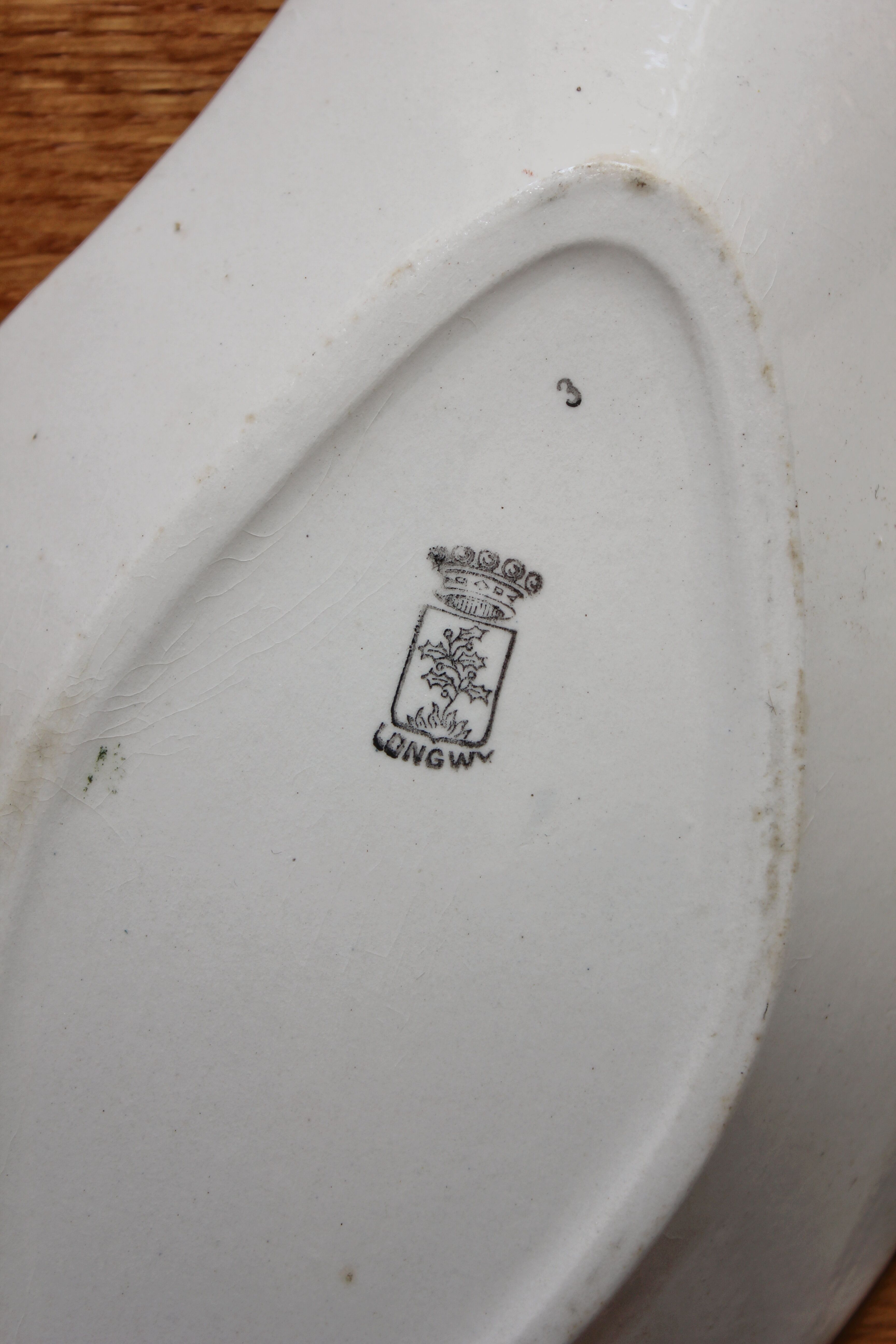 Set of 2 Longwy iron earthenware dishes