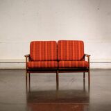 Scandinavian two-seater bench