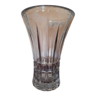 Vase cristal taillé