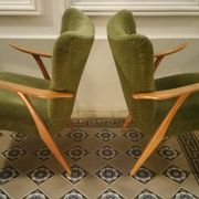 Scandinavian Wing Chair 50s 60s