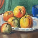 Still life with fruit signed J de Sereys and dated 1974