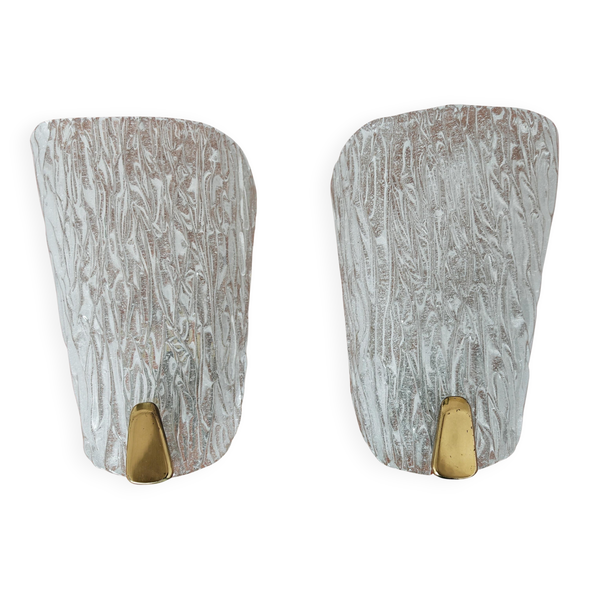 Pair of Mid Century Modern wall sconces by J. T. Kalmar, 1960s