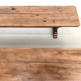 Pair of Solid Oak Farm Benches