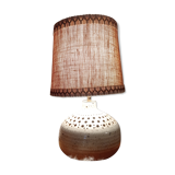 Lampe vintage en grès
