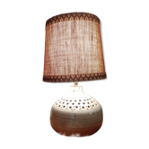 Lampe vintage en grès