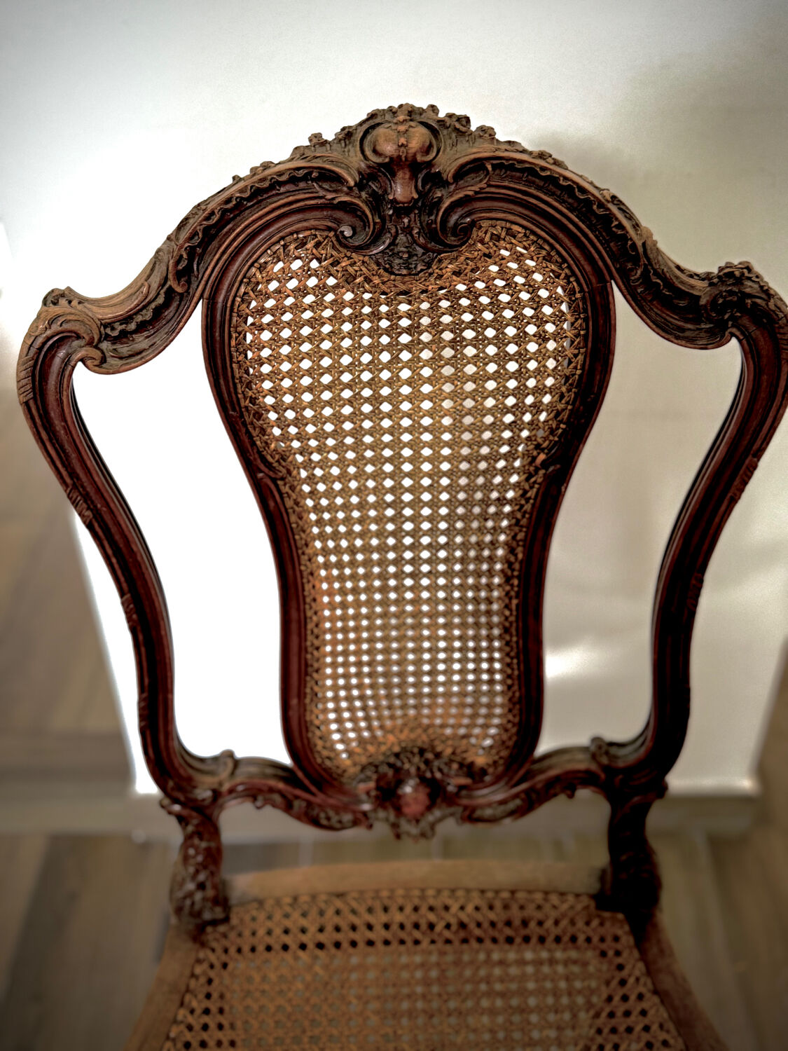 Vintage caned chair – Louis XV