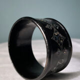 Old boiled cardboard napkin ring Napoleon III