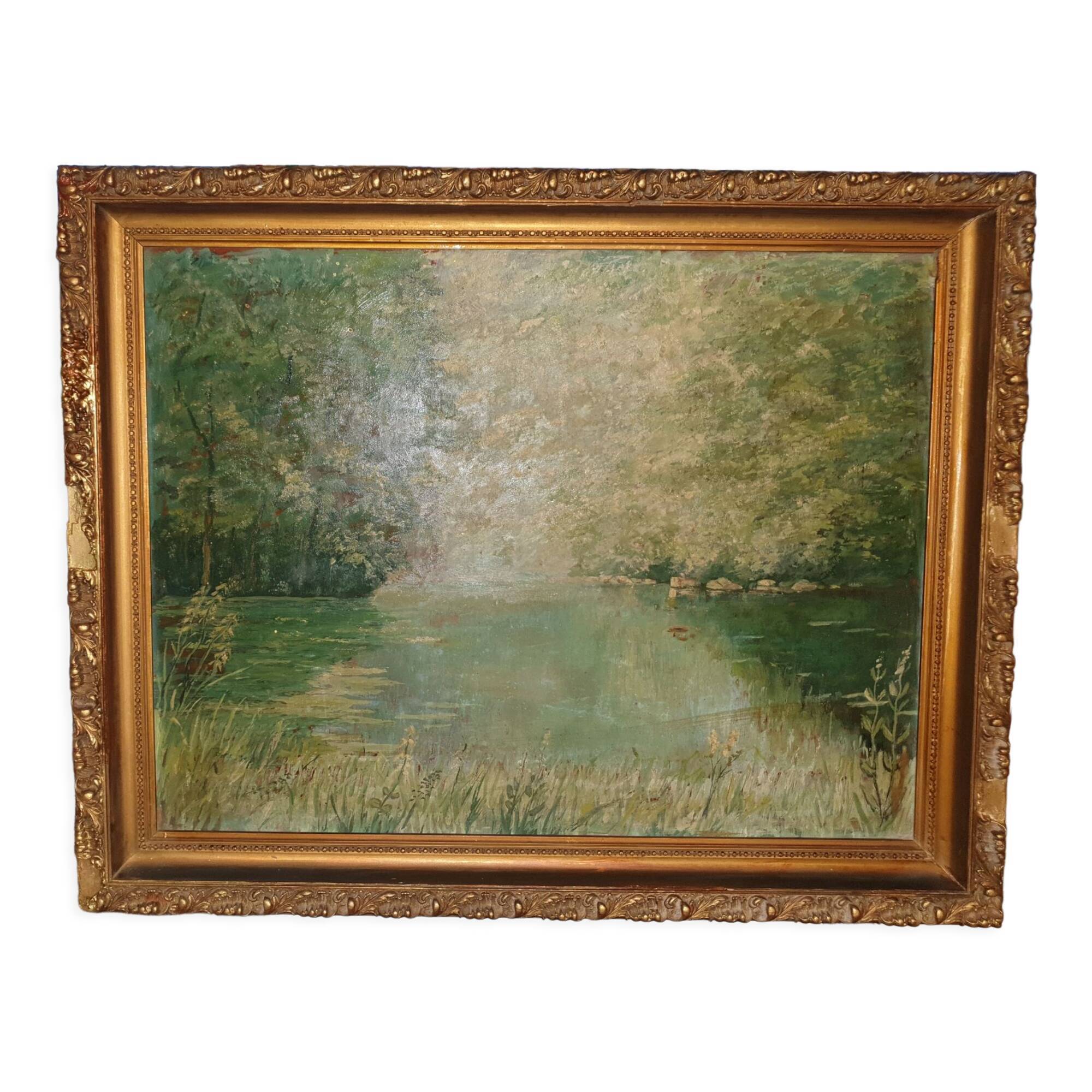 Oil on panel