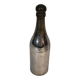Rare silver-plated and brass shaker in the shape of a champagne bottle