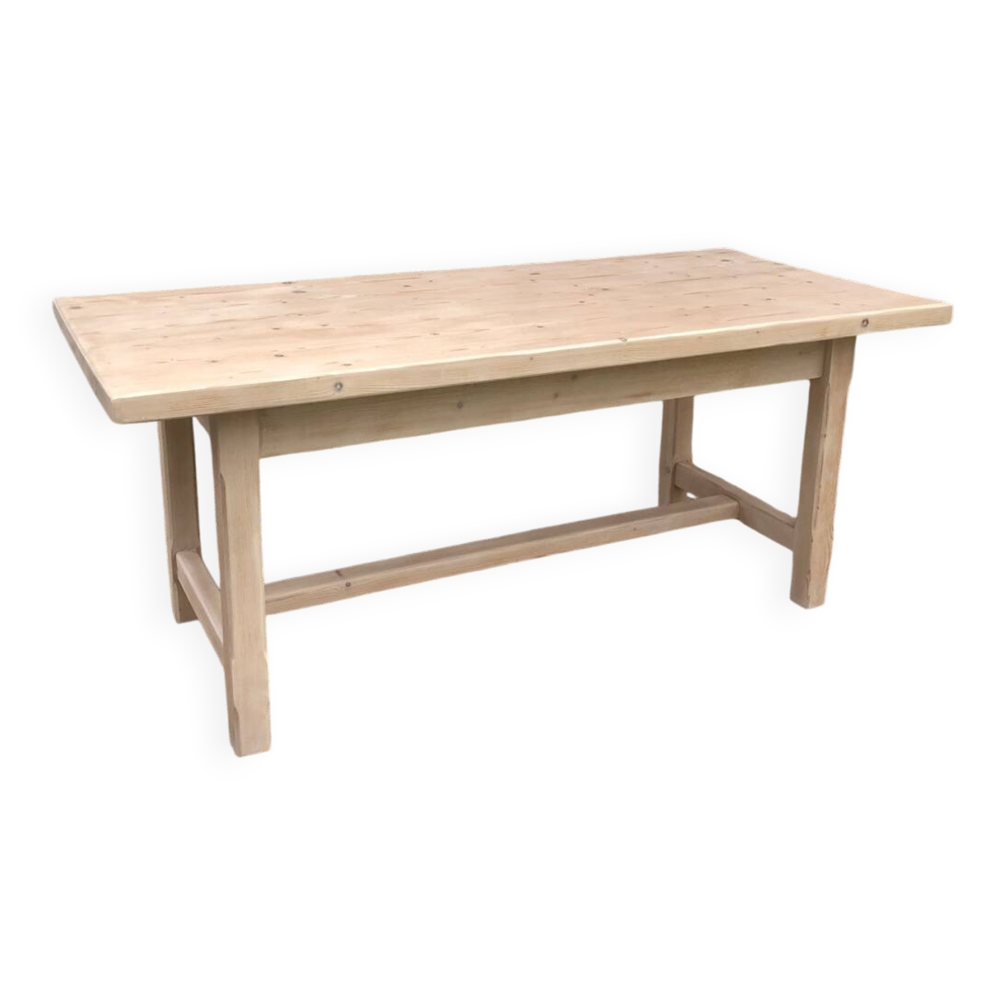 Solid wood dining table