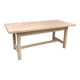 Solid wood dining table