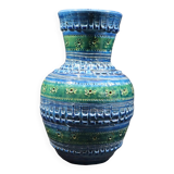 Vintage Bitossi Rimini Blue Vase by Aldo Londi