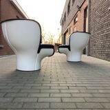 Joe Colombo Elda design armchair, Longhi edition