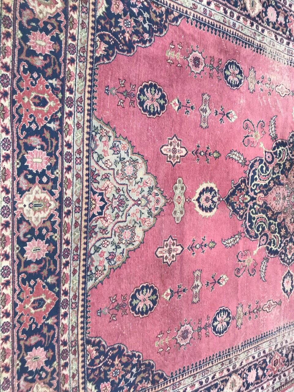 Turkish carpet former Sparta handmade 273 x 390 cm