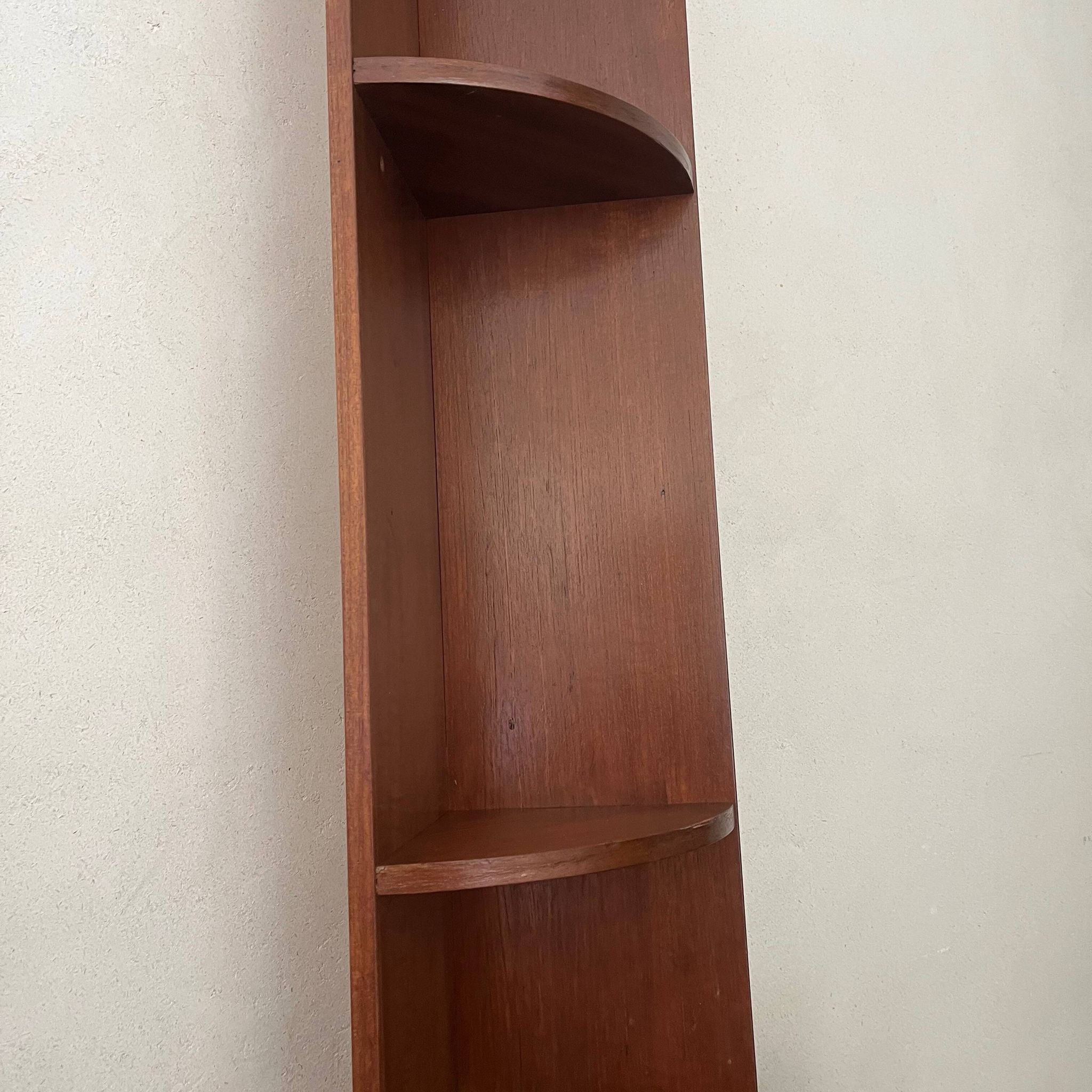 Vintage wooden corner cabinet
