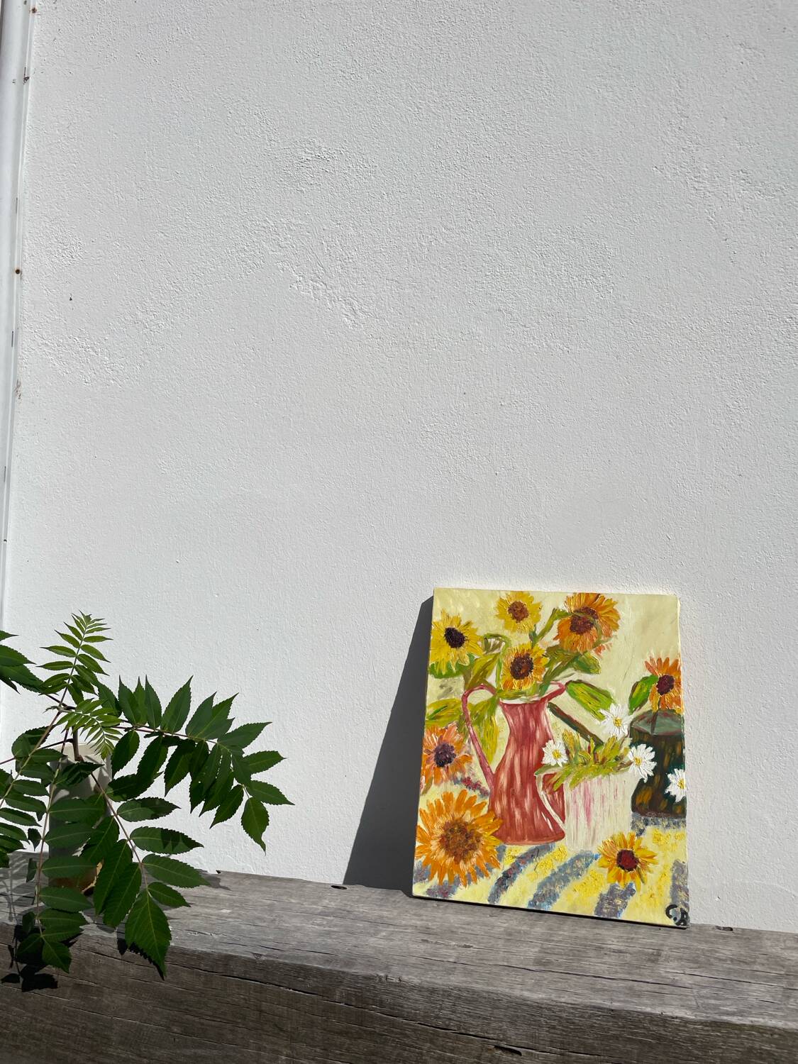 Tableau bouquet de fleurs tournesol