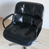 Charles Pollock leather armchair