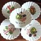 5 porcelain service cups by the Hirondelle