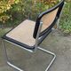 Chaise Cesca modèle b32 en chrome et noir par Marcel Breuer