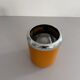 Flush mount in orange plexiglass by Kinkeldey, 1970s, Germany.