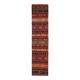 Vintage Turkish Hand-Knotted Wool Cotton Red Runner Rug 81x380