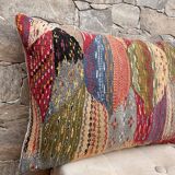Magnifique coussin Kilim berbère vintage du Maroc
