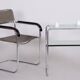 Table d'appoint Art Déco en acier chromé par Marcel Breuer pour Thonet, années 1930.