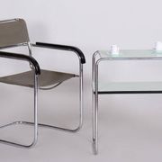 Art Deco Side Table in Chrome Steel by Marcel Breuer for Thonet, 1930s