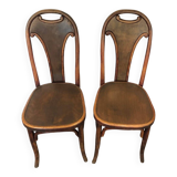Pair of Fischel bistro chairs from the 1900s