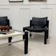 Paire de fauteuils + table ARKANA Maurice Burke