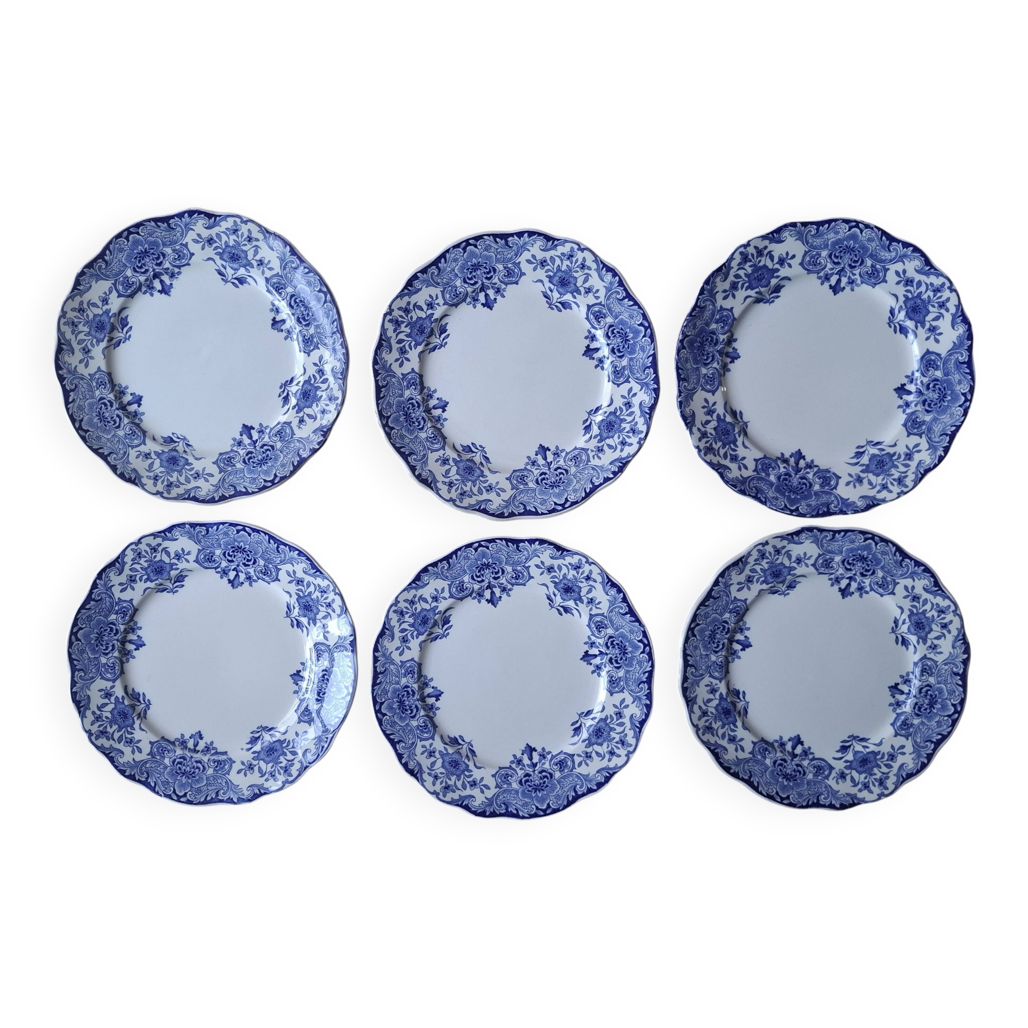 6 flat plates Dordrecht BFK 1920