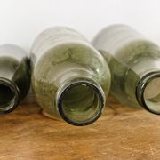 Lot de 3 bouteilles à conserve en verre soufflé