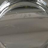 Art Deco three-piece crystal set by Elis Bergh, Kosta, Sweden, 1930s.