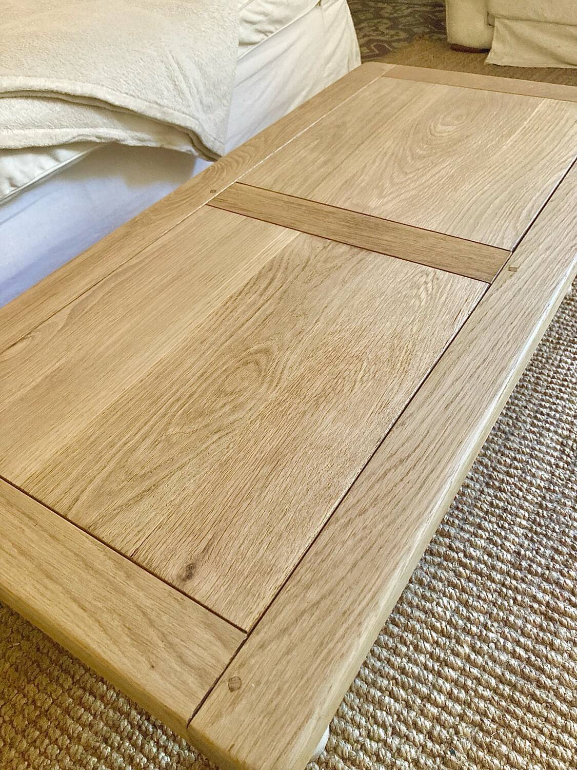 Solid wood coffee table