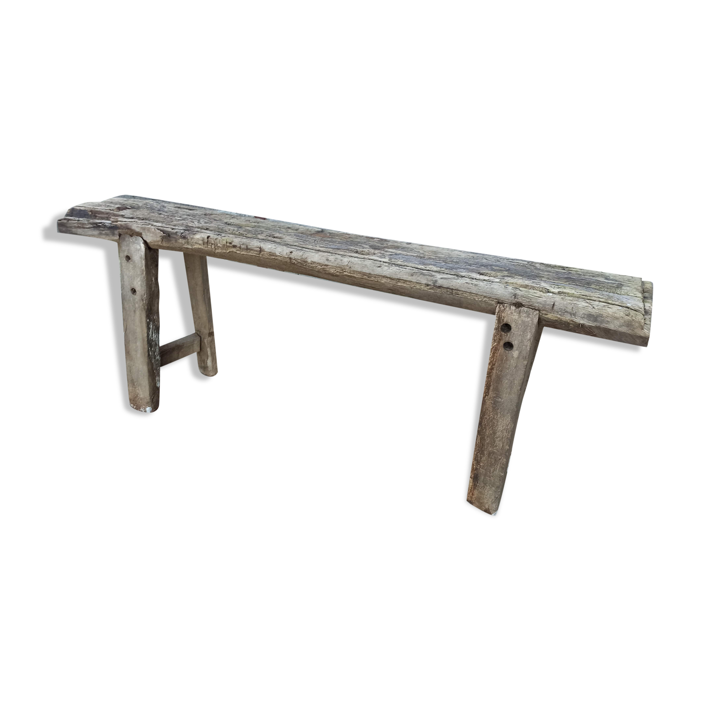 198 cm old wooden workbench carpenter