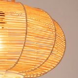 Raffia pendant light