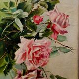 Screen has three Louis XV style panels in patinated wood XX century