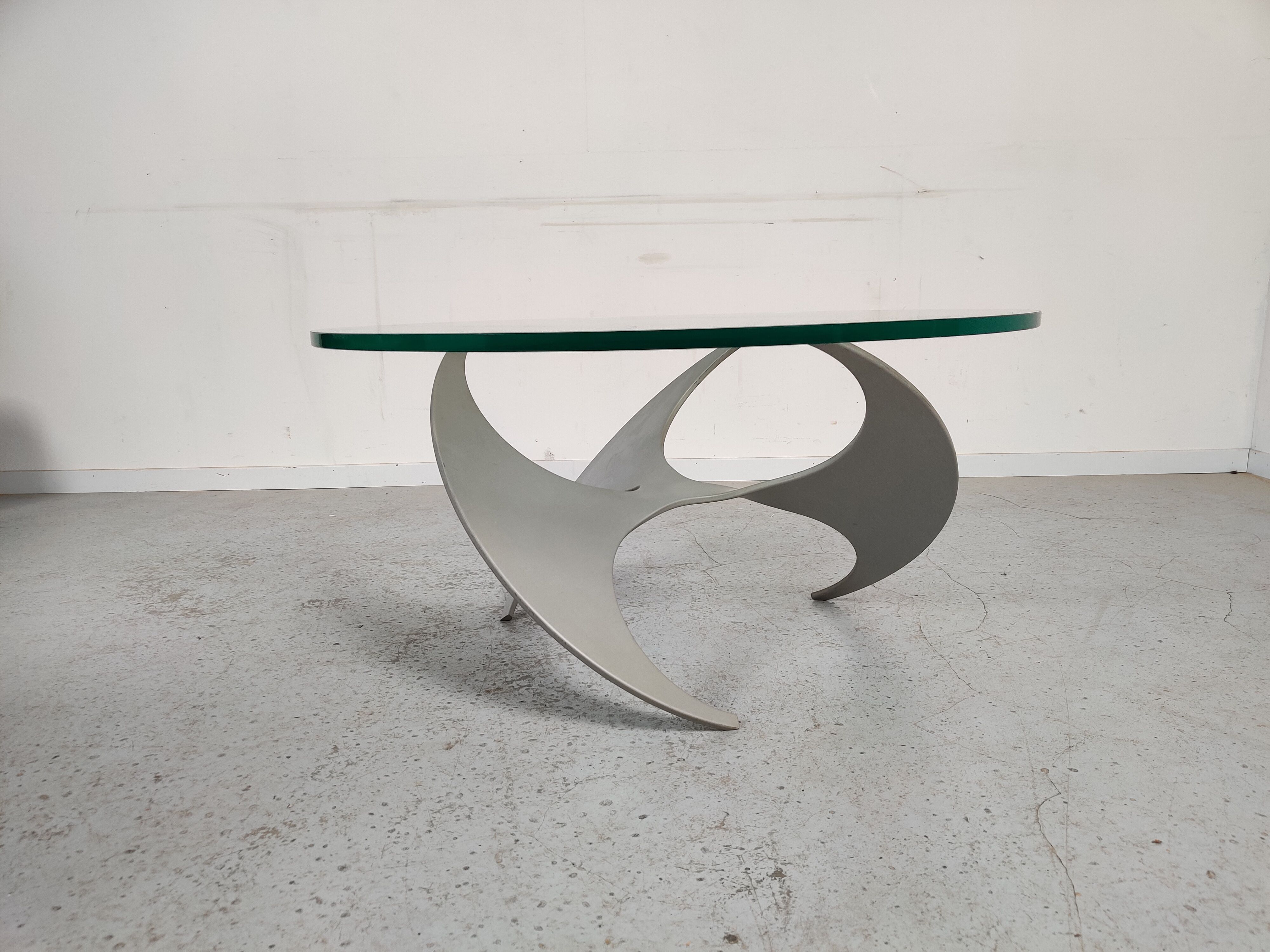 Coffee table "Propeller" by Knut Hesteberg for Ronald Schmitt, 70s
