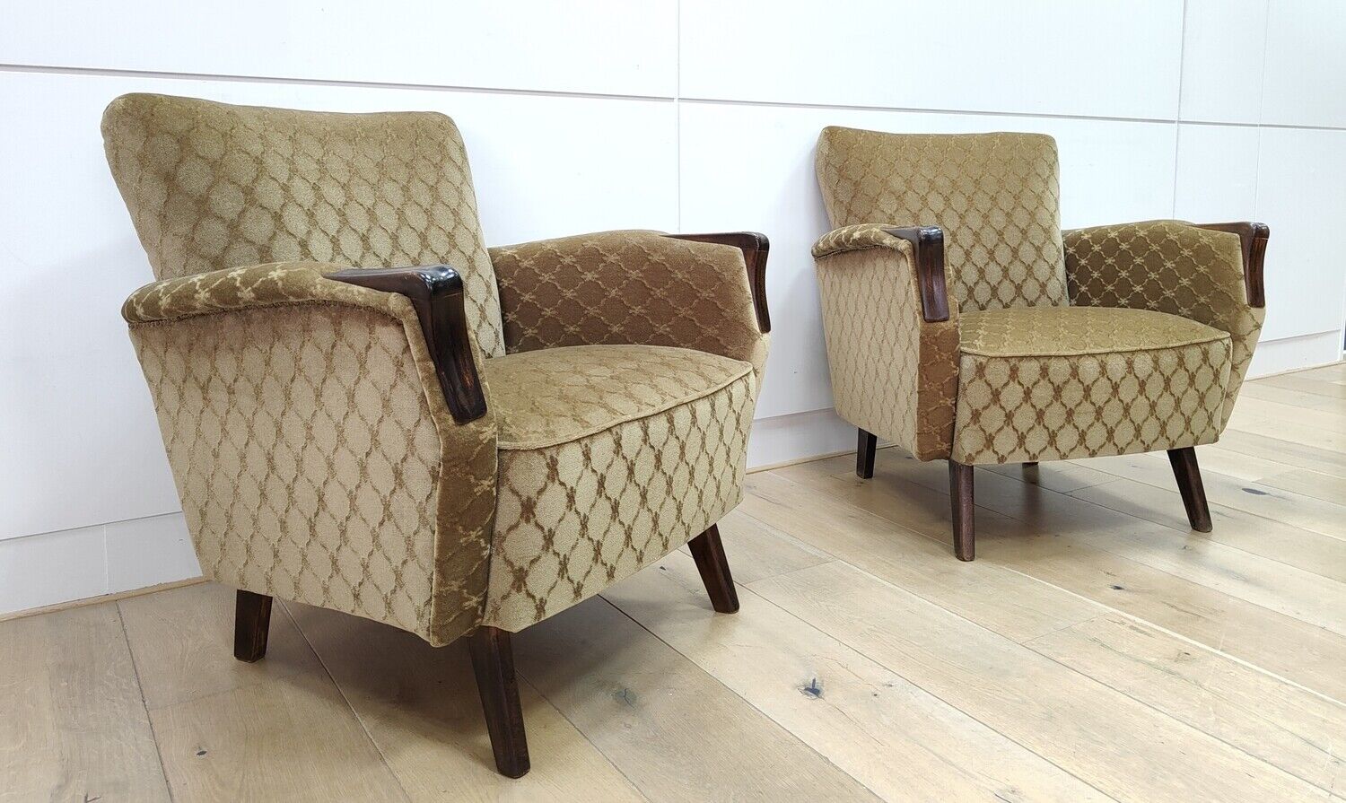 Set of 2 armchairs mid-century