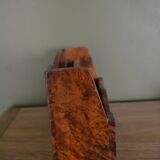 Burl wood mail holder