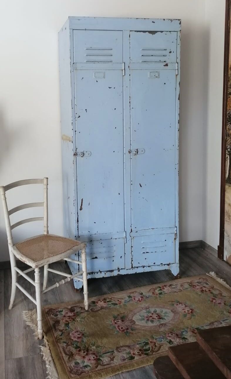 Blue industrial double vest