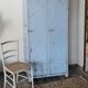 Vestiaire double industriel bleu