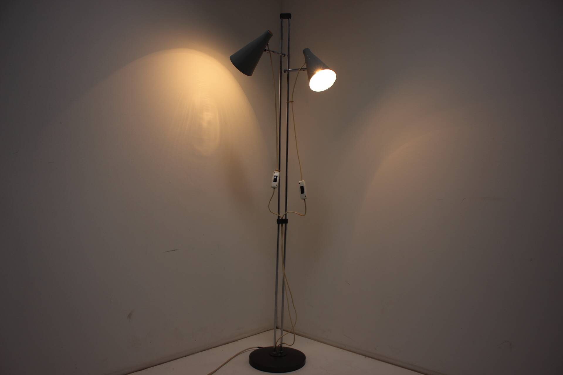 Floor Lamp by Hurka for Lidokov, 1960s, Czechoslovakia
